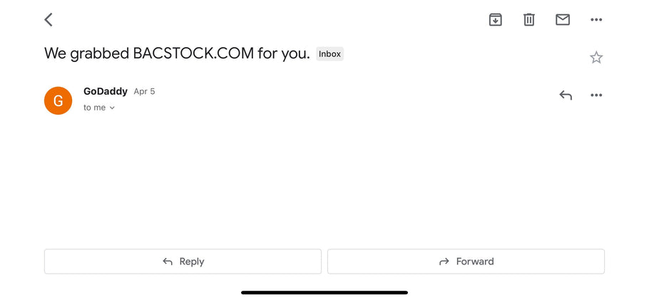 Mr. McMan Announces The Successful Back Order of BACStock.Com Domain Name FAIR-USE April 18, 2025