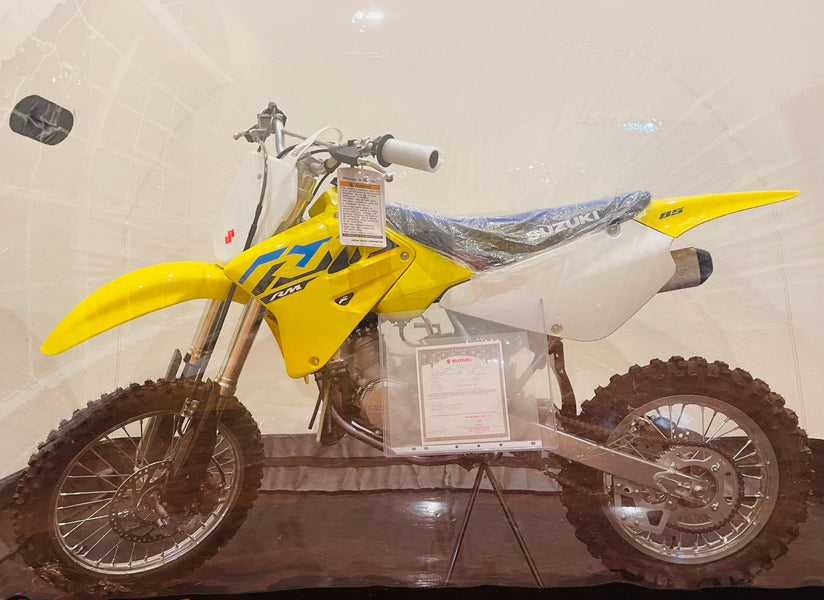 The Gold Clearing House Dirt Bike The Last 2-Stroke Suzuki RM Brand New in Mint Condition