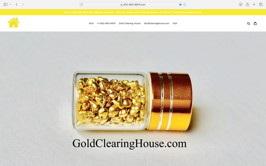Gold Clearing House™ Launches 832-800-6970.com Phone Number Website