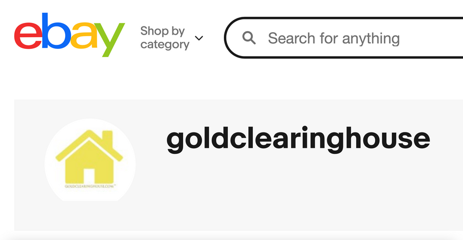 The Gold Clearing House ebay Store