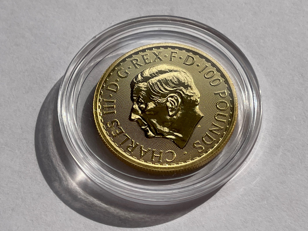 Gold Clearing House™ 2025 Gold Britannia 1 Oz .9999 Fine Pure Gold Coin Gold Clearing House™ 2025 Gold Britannia 1 Oz .9999 Fine Pure Gold Coin 