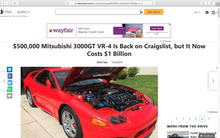 Load image into Gallery viewer, 1998 Mitsubishi 3000GT VR-4 Turbo $1 Billion USD