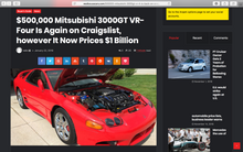 Load image into Gallery viewer, 1998 Mitsubishi 3000GT VR-4 Turbo $1 Billion USD